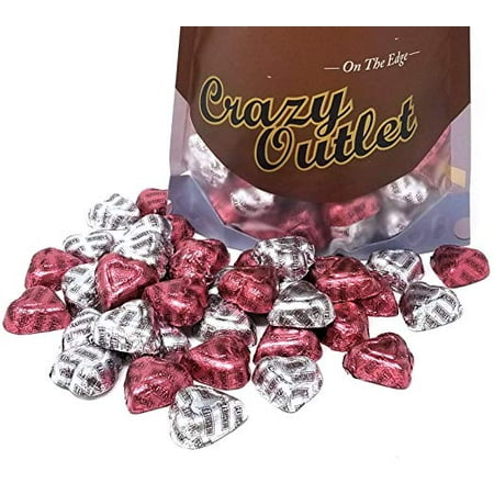 Hershey's Extra Creamy Milk Chocolate Hearts, Valentines Day Candy, 3 pounds