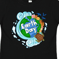 thumbnail image 4 of Inktastic Earth Day Turtle Planet with Waves and Birds Boys or Girls Toddler T-Shirt, 4 of 5