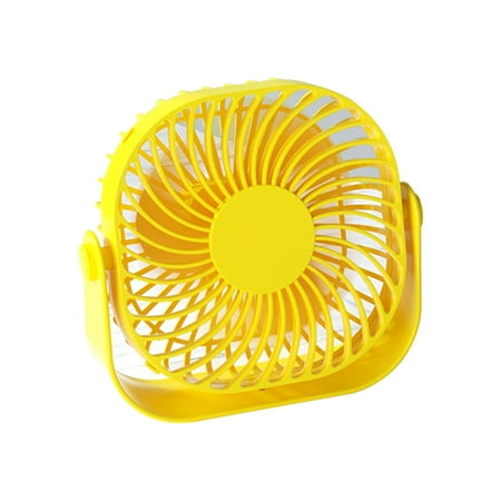 

Today Deal USB Desk Fan Mini Fan Portable 2 Speeds Desktop Table Fan Plug In Power Fan Rotation Strong Wind Quiet Personal Small Fan for Home Desktop Office Travel