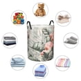 thumbnail image 4 of Sikiie Tropical With Flamingos Print Round Dirty Clothes Basket, Waterproof Standing Foldable Storage Basket, for Laundry Room, Bedroom, Bathroom Storage-Medium, 4 of 6