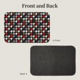 thumbnail image 2 of Pofeuu Houndstooth Green Red Print Hem Mat 40x60 - Multipurpose Doormat for Indoor & Outdoor Use - Welcome Your Guests with our Entrance Mat, 2 of 6