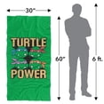 thumbnail image 6 of TMNT Beach Towel, 30"x60", Turtle Power Beach Towel, 6 of 6