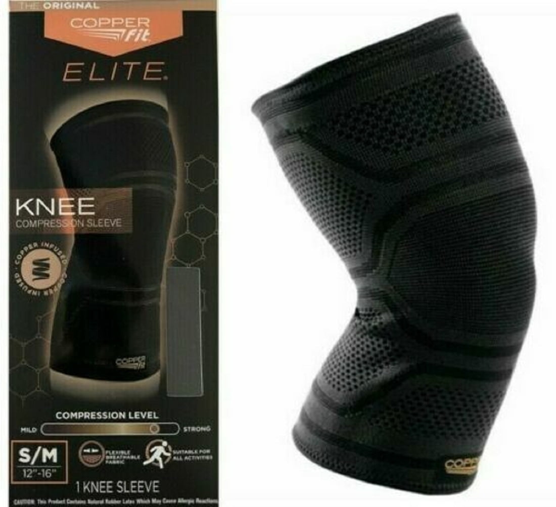Copper Fit Elite Air Knee Sleeve 2-pack, S/M (NEW)