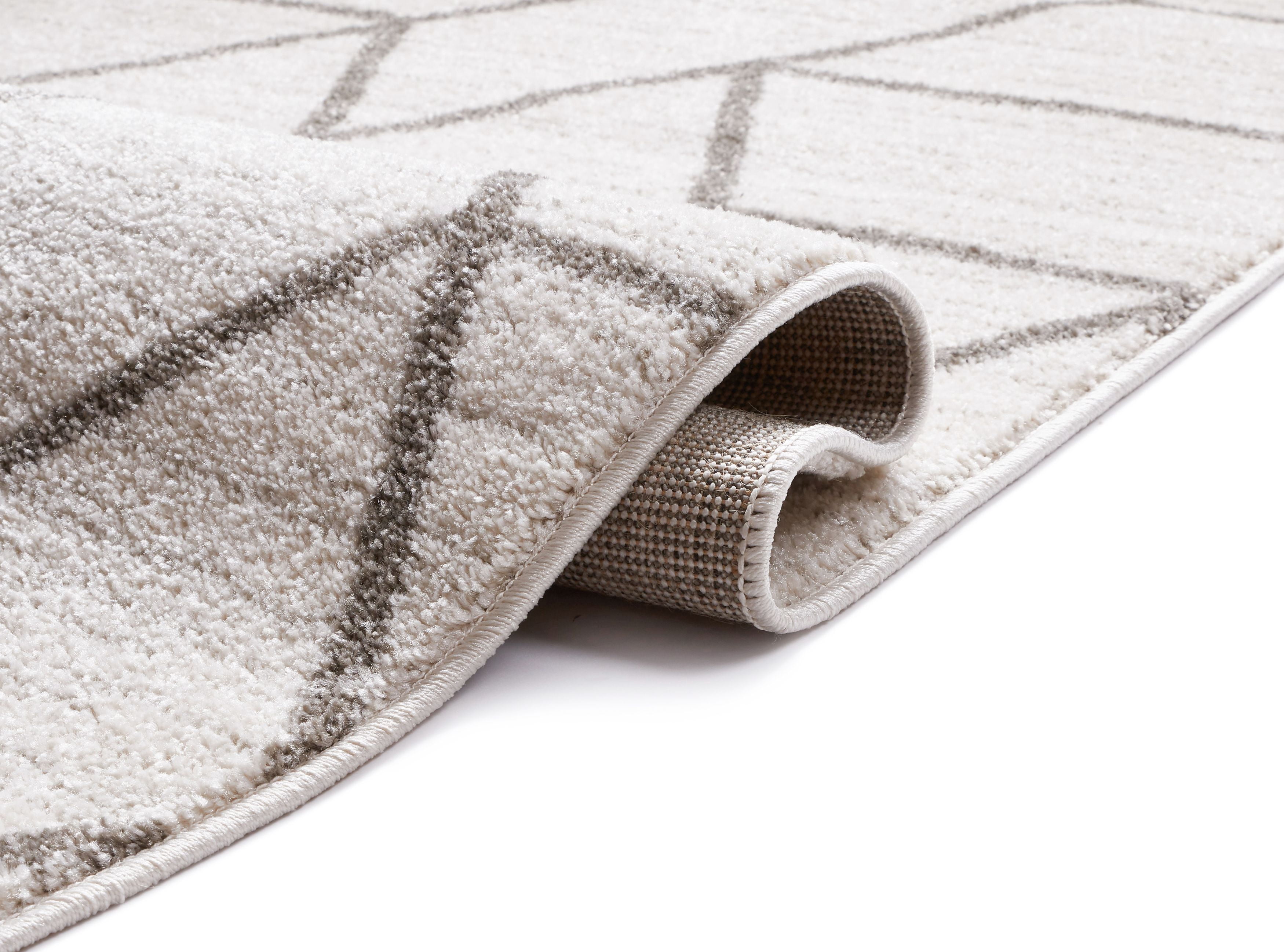 Well Woven Serenity Tume Modern Ivory 2'3" x 7'3" Runner Area Rug