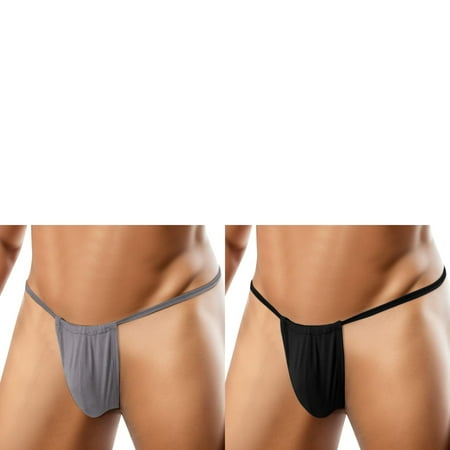 Wijhcboe 2 Pack Thin Valentines Day Lingerie plus Size Thong Men Sexy Low Bodysuit Lingerie for Women with Robe Waisted Underpants T Back Sexy Lingerie Underwear Comfortable Role Playing Lingerie fo