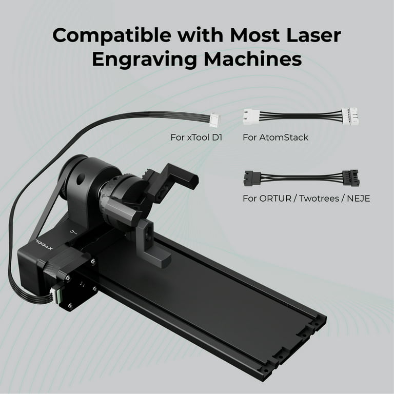 22W Laser Engraver 4-in-1 Rotary Roller Kit for Glass Tumbler Ring, Air  Assit 120W Laser Cutter Laser Engraving Machine for Wood Metal Acrylic CNC