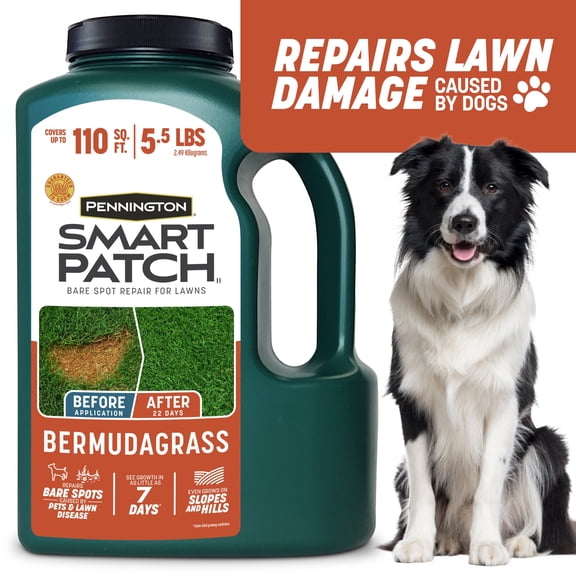 Pennington Smart Patch Bermuda Grass Seed Mix, for Sunny Areas