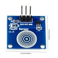 thumbnail image 3 of Módulo de sensor TTP223 Botón de interruptor táctil capacitivo digital 2-5.5V DC, 3 of 6