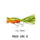 thumbnail image 4 of Cebo de pesca de olas grandes, pesca de escalada de olas, cebo Luya, cebo falso, colisión de la superficie del agua, onda de agua, acostado, 11 g/5 cm, 4 of 6