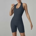 thumbnail image 2 of Fancifize One Piece Jumpsuit for Women Workout Capri Catsuit Yoga Halter Backless Sleeveless Rompers, 2 of 6