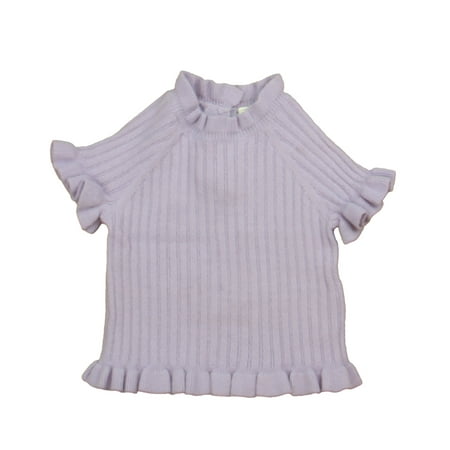 

Pre-owned Janie & Jack Girls Purple Sweater size: 12-18 Months