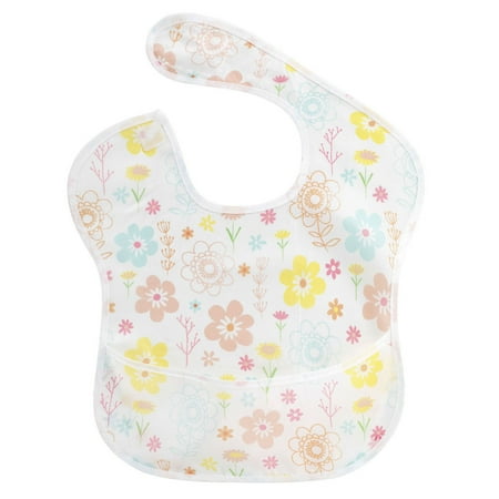 

〖TOTO〗Baby Bibs Burp Cloths Newborn Infant Baby Boys Girls Floral Colorful Waterproof Bib Feeding Bibs