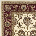 thumbnail image 1 of HomeRoots 352863 7 Pi 7 in. Octogonale Polypropylène Ivoire et Rouge Zone Tapis, 1 of 1