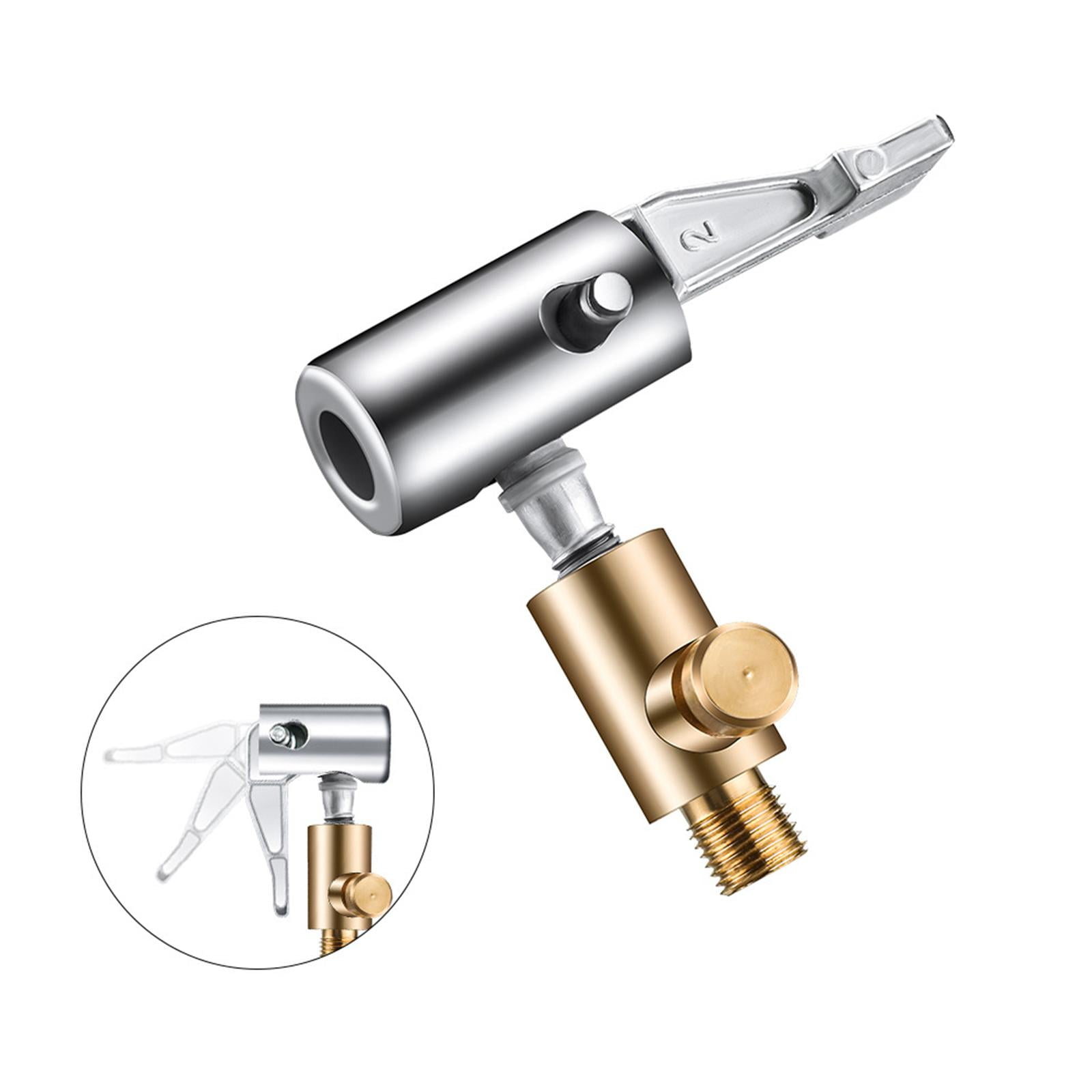 Tire Extension Adapter, Inflator Hose Adapter, Locking Air Chuck and