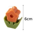 thumbnail image 5 of Creative Flowers Handmade Delicate Flower Candles for orange, 5 of 5
