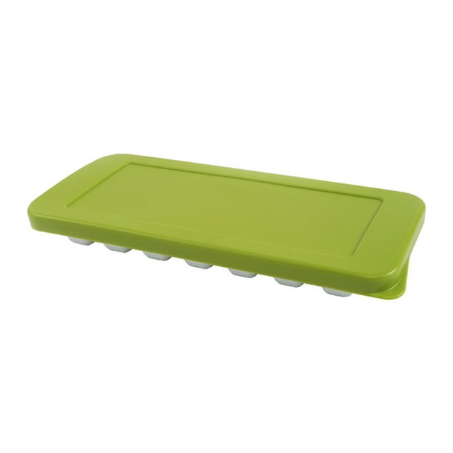 Molde para cubitos de hielo, bandeja para cubitos de hielo con bandeja para cubitos de hielo con tapa, molde para hacer cubitos de hielo de liberación rápida, diseñado con precisión