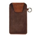 thumbnail image 3 of Riñonera de cuero universal con funda para teléfono con estuche para llaves Funda para NUEVO marrón Salvador Carcasa de telefono, 3 of 6