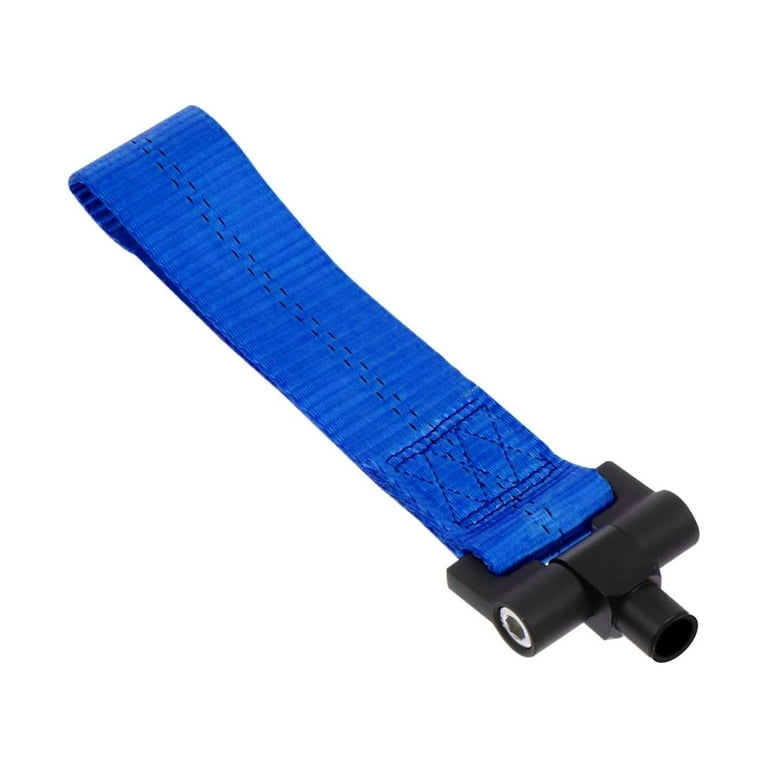 Xotic Tech Blue JDM Racing Sport Tow Hole Rod with Towing Strap for BMW X1  X3 X4 X5 X6 2 3 4 5 Fxx Series 2012+