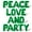 Green, variant on Letter Balloons - PEACE LOVE AND PARTY 16" Inch Alphabet Letters Foil Mylar Balloon Birthday Party Banner (Silver)
