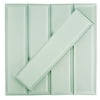 Abolos- Frosted Elegance 3" x 12" Glass Subway Tile in Matte Arctic (14sqft / 56pc Box)