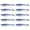 10pcs Blue, variant on PrimeGo 10Pcs 6.5CM/2.8G Paddle Tail Soft Lure Long Casting Sinking Bionic Artificial Swimbait Freshwater Saltwater Trout Bass Fishing Accessories
