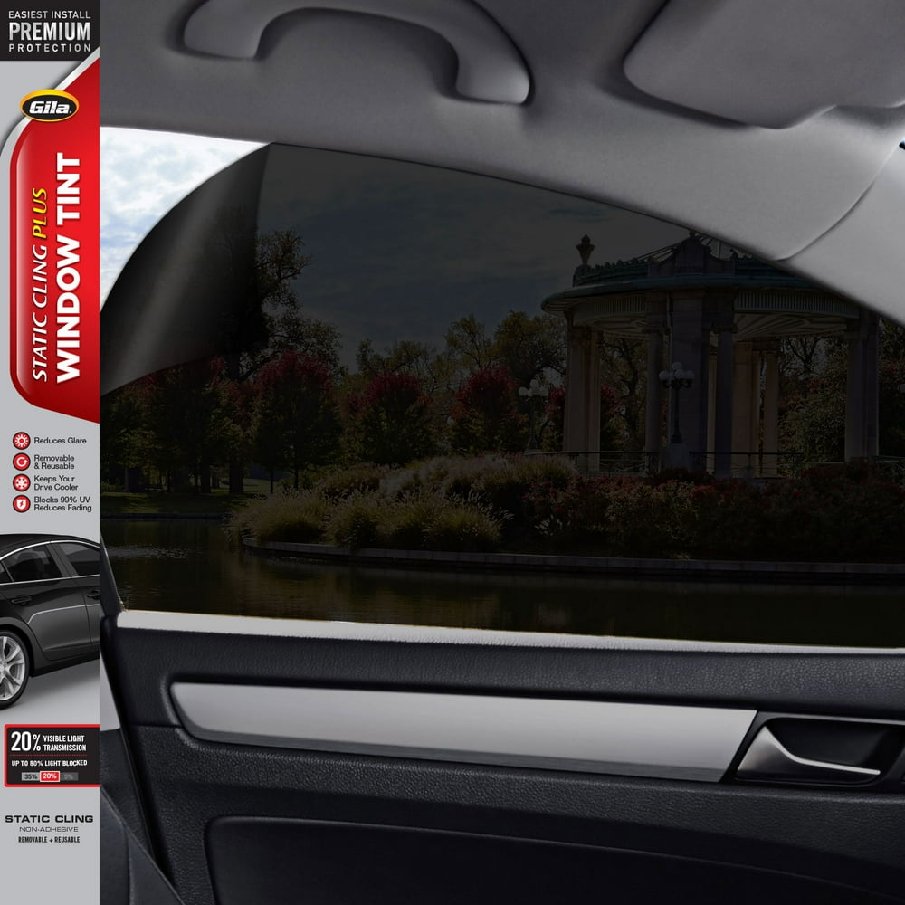 Gila® Static Cling 20 VLT Automotive Window Tint DIY Easy Install