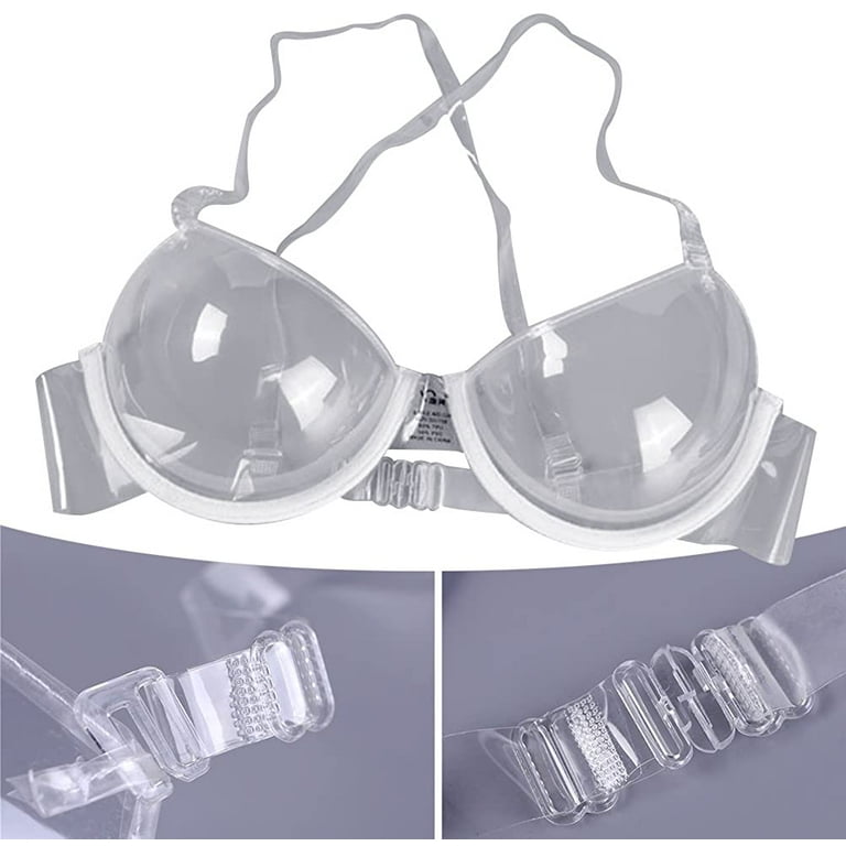 Eastjing Transparent Clear Bra Invisible Strap Plastic Bra