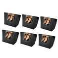thumbnail image 4 of YAHHU 10pcs Black Paper Gift Bags with Gold Bow and Handles, Jumbo Boutique Apparel Makeup Packing Totes, 18.9 x 5.1 x 12.2 in (48x13x31cm), 4 of 9