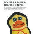 thumbnail image 3 of Outward Hound Durable Plush Squeak Dog Toy Invincibles Mini Duck, 3 of 6