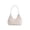 Beige, variant on Underarm Shoulder Bag for Women Patent Leather Trendy Small Hobo Handbags Shiny Top Handle Clutch Purse Going Out Evening Bags - Coffee