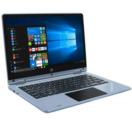 Teqnio ELL1103T 11.6″ 2-in-1 Touch Laptop, Intel Cherrytrail Z8350 Processor, 2GB RAM, 32GB Flash Drive