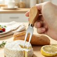thumbnail image 5 of Juaoua Cheese Knife Set for Charcuterie Board with Wooden Handle,Mini Premium Cheese Tools,Stainless Steel Cheese Knife and Fork Set for Cutting Boards,Multifunctional Kitchen Gadget, 5 of 7