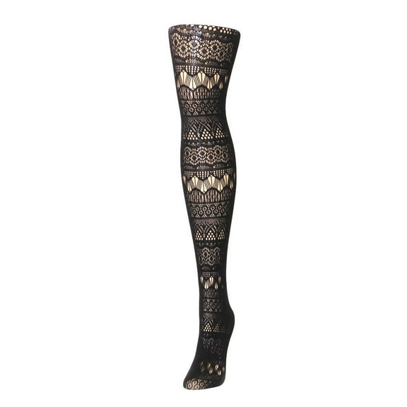 MeMoi Chic Infinity Net Tights - Womens - Female