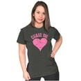 thumbnail image 2 of Chase Me Funny Valentines Day Joke Womens Slim Fit Graphic Tee Brisco Brands S, 2 of 3