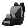 thumbnail image 1 of Juego de 3 uds. De mochila escolar para hombre, bolsa de viaje sencilla para ordenador de negocios Sailing Electrónica, 1 of 5
