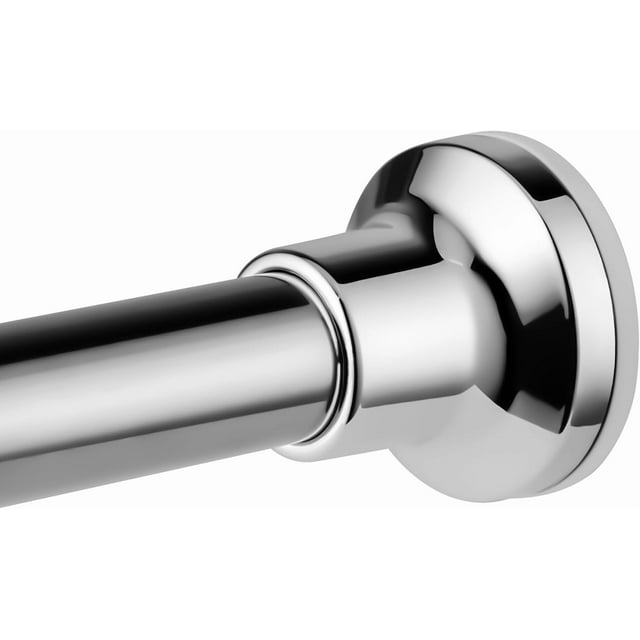 czcpp-Shower Curtain Rod Adjustable 31-88 Inch, 1 Inch Diameter Spring Tension Curtain Rod Never Rust Non-Slip No Drilling, Stainless Steel Telescoping Rods for Closet, Bathroom, Windows (Silver)