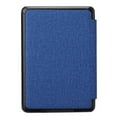thumbnail image 3 of ShellTech Case for Kindle Paperwhite6（12th generation) 2024 7" Rele,Light Weight Cloth Slim Shockproof Leather Protective Cover with Auto Sleep/Wake Pure Color Waterproof Cloth Pattern Case,Darkblue, 3 of 6