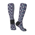 thumbnail image 4 of Daiia Sports Socks Bamboo Panda Printed Novelty Crew Socks for Men Women Knee High Socks Cotton Socks Soft & Breathable Support Unisex Socks, 4 of 9