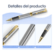 thumbnail image 5 of Pluma De Acero Con Recambio Y Caja acero Belug, Gris, 5 of 5