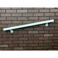 thumbnail image 2 of Aluminum Handrail Direct AHR Aluminum Wall Handrail w/ Mounts (6' Length,White Sand Texture) USA Made, 2 of 5