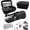 Black, variant on Handheld sewing machine, beginner's sewing kit with storage, two power modes, electric , simple , portable mini, beginner's sewing machine. Black