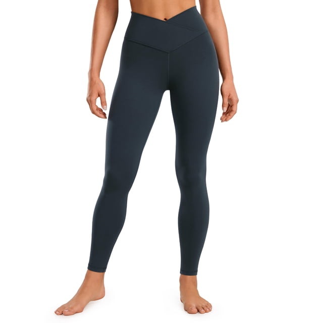Pantalones CRZ YOGA Butterluxe Leggings Cruzados Cintura Alta 71 cm Azul Marino S