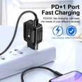 thumbnail image 2 of 2-Port PD 20W USB Type-C+Quick Charge QC 3.0 Wall Charger-White, 2 of 7