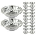 thumbnail image 1 of 400 Uds. Bandejas para tarta de huevo, bandejas para tarta de papel de aluminio, Mini bandejas para tarta, bandeja para hornear pasteles, láminas para tarta, plato de pastelería, 1 of 5