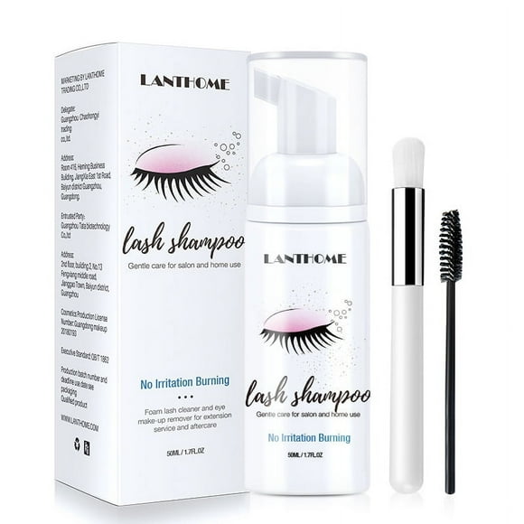 ÖGONFRANSFÖRlängning FOAMING SHAMPOO FOAM CLEANSER LASH SHAMPOO