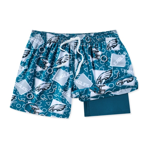 Men's Chubbies Midnight Green Philadelphia Eagles Game Day Fit Classic Lined Swim Trunks