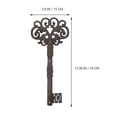thumbnail image 4 of MLINS 2Pcs Large Skeleton Key Vintage Cast Iron Skeleton Key Wall Decoration Ornament, 4 of 7