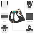 thumbnail image 3 of Vsdgher Vintage Bowling Pattern Dog Harness,No Pull Pet Harness with Soft Padded Handle,Adjustable Reflective Vest with 2 Buckles,4 Slide Buckles,S-XL Large, 3 of 5
