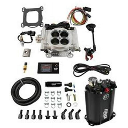FiTech 35202 Master Kit Go EFI 4 System, Black, Force Fuel System