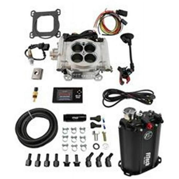 FiTech 35202 Master Kit Go EFI 4 System, Black, Force Fuel System